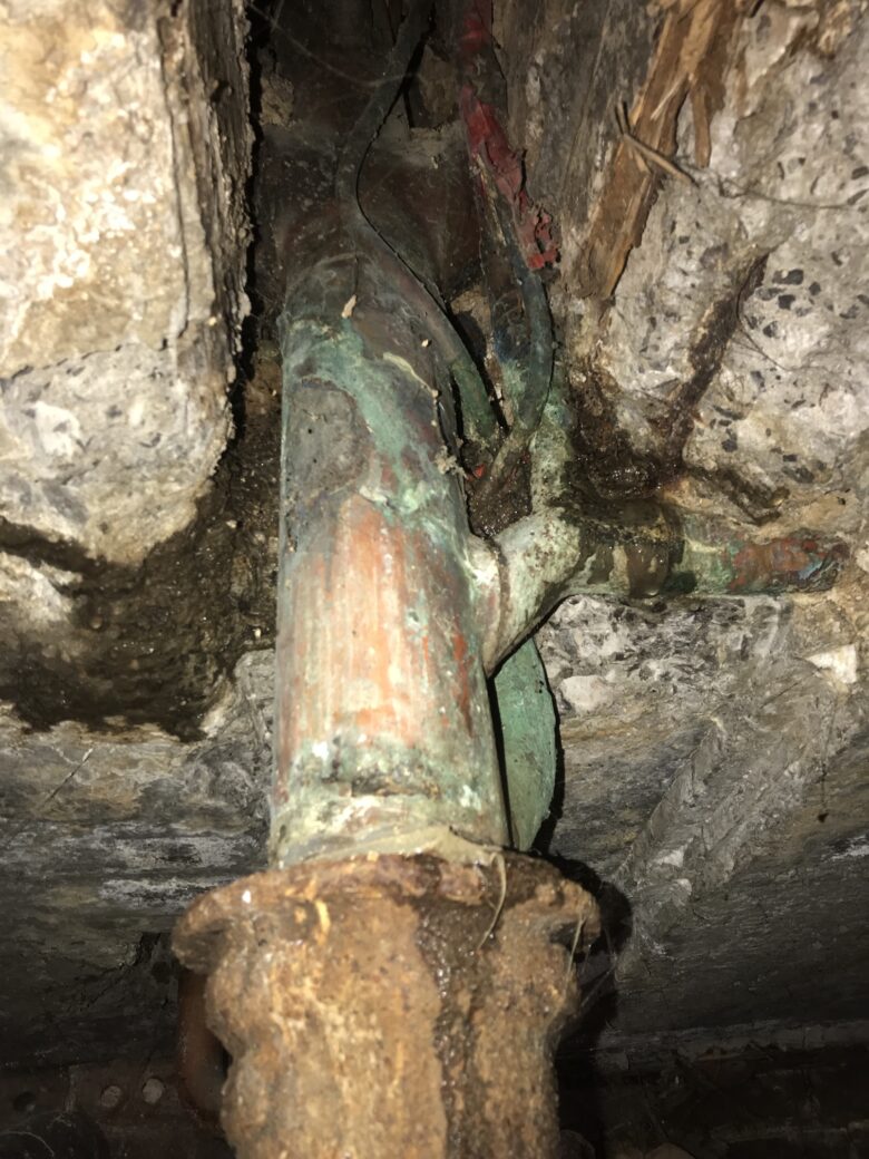 BROKEN DRAIN